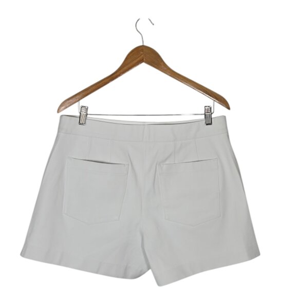 SPANX Women’s White Stretch Tailored Shorts 4'' Size XL  NWT - Picture 5 of 9